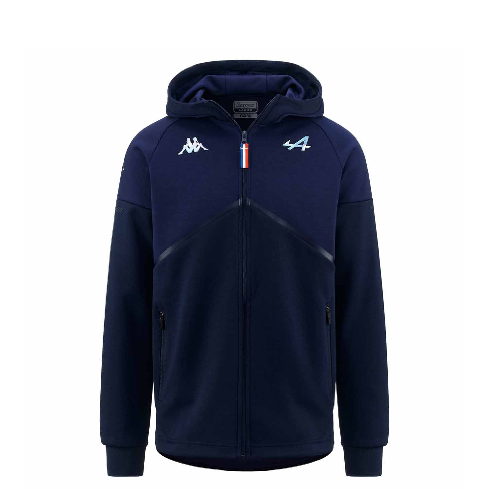 BWT ALPINE F1® Team Fanwear Kapuzenjacke blau Herren